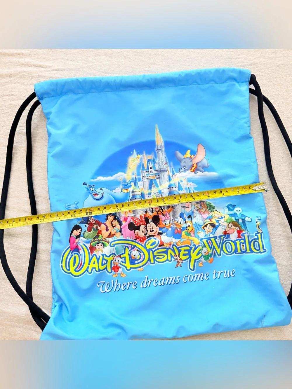 Disney parks Storybook Characters Drawstring Backpack